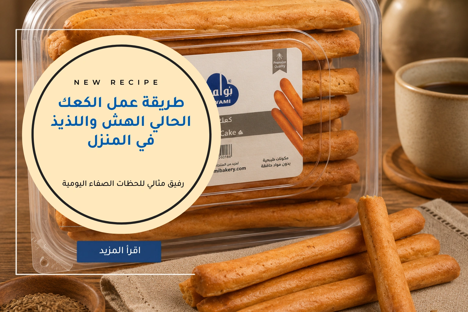طريقة عمل كعك حالي